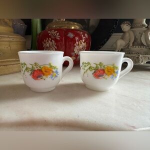 Arcopal France Small Espresso Cups Set of 2